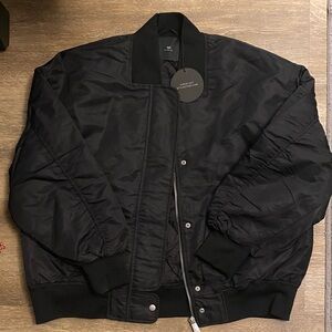 Oversized Black Bomber Jacket from VICI